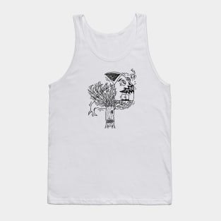 fish above a tree Tank Top